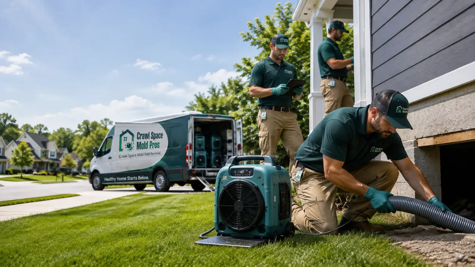 Crawl Space Mold Removal in Muncie, IL